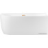Ванна Wellsee Belle Spa 150x75 235702004 (пристенная ванна (правая) белый глянец, экран, каркас, сифон-автомат золото)