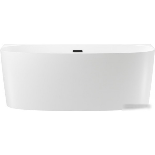 Ванна Wellsee Belle Spa 2.0 160x75 235801003 (пристенная ванна белый глянец, экран, ножки, сифон-автомат матовый черный)