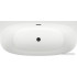 Ванна Wellsee Belle Spa 2.0 160x75 235801003 (пристенная ванна белый глянец, экран, ножки, сифон-автомат матовый черный)