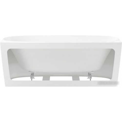 Ванна Wellsee Belle Spa 2.0 160x75 235801004 (пристенная ванна белый глянец, экран, ножки, сифон-автомат золото)