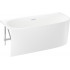 Ванна Wellsee Belle Spa 2.0 160x75 235802001 (пристенная ванна (левая) белый глянец, экран, каркас, сифон-автомат хром)