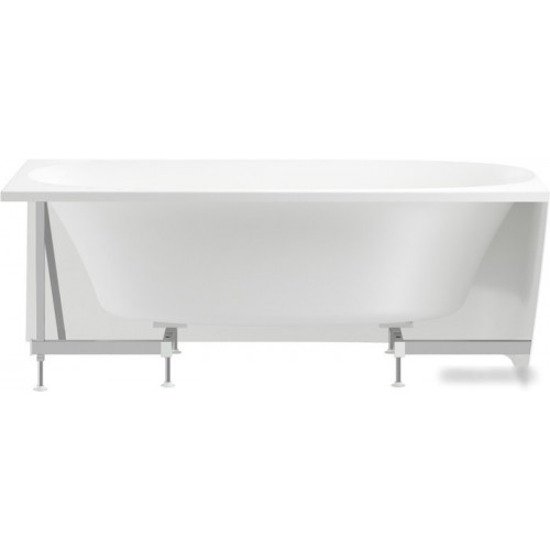 Ванна Wellsee Belle Spa 2.0 160x75 235802001 (пристенная ванна (левая) белый глянец, экран, каркас, сифон-автомат хром)