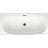 Ванна Wellsee Belle Spa 2.0 160x75 235802003 (пристенная ванна (левая) белый глянец, экран, каркас, сифон-автомат матовый черный)