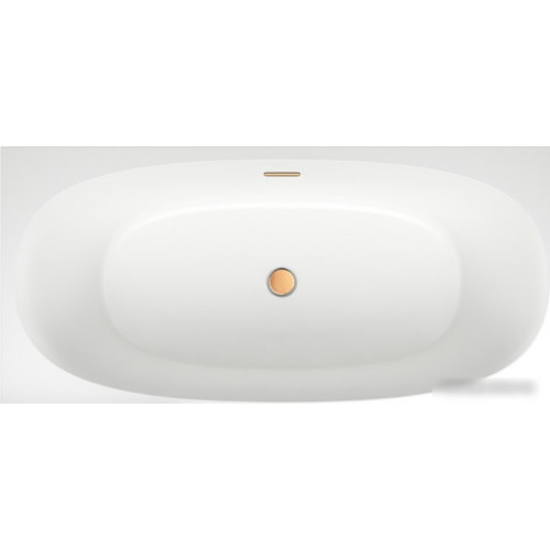 Ванна Wellsee Belle Spa 2.0 160x75 235802004 (пристенная ванна (левая) белый глянец, экран, каркас, сифон-автомат золото)