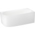 Ванна Wellsee Belle Spa 2.0 160x75 235803002 (пристенная ванна (правая) белый глянец, экран, каркас, сифон-автомат глянцевый белый)