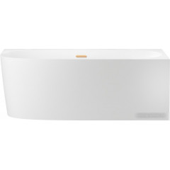Ванна Wellsee Belle Spa 2.0 160x75 235803004 (пристенная ванна (правая) белый глянец, экран, каркас, сифон-автомат золото)