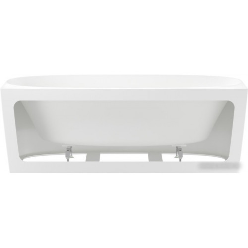 Ванна Wellsee Belle Spa 2.0 170x75 235804001 (пристенная ванна белый глянец, экран, каркас, сифон-автомат хром)