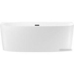 Ванна Wellsee Belle Spa 2.0 170x75 235804003 (пристенная ванна белый глянец, экран, каркас, сифон-автомат матовый черный)