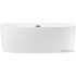 Ванна Wellsee Belle Spa 2.0 170x75 235804003 (пристенная ванна белый глянец, экран, каркас, сифон-автомат матовый черный)