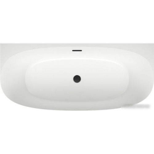 Ванна Wellsee Belle Spa 2.0 170x75 235804003 (пристенная ванна белый глянец, экран, каркас, сифон-автомат матовый черный)