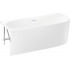 Ванна Wellsee Belle Spa 2.0 170x75 235805001 (пристенная ванна (левая) белый глянец, экран, каркас, сифон-автомат хром)