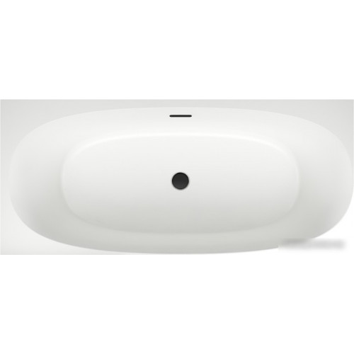 Ванна Wellsee Belle Spa 2.0 170x75 235805003 (пристенная ванна (левая) белый глянец, экран, каркас, сифон-автомат матовый черный)
