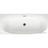 Ванна Wellsee Belle Spa 2.0 170x75 235805003 (пристенная ванна (левая) белый глянец, экран, каркас, сифон-автомат матовый черный)