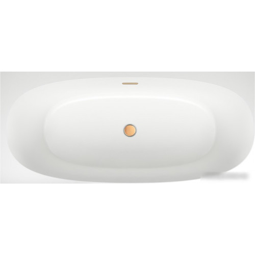 Ванна Wellsee Belle Spa 2.0 170x75 235805004 (пристенная ванна (левая) белый глянец, экран, каркас, сифон-автомат золото)