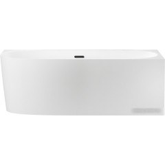 Ванна Wellsee Belle Spa 2.0 170x75 235806003 (пристенная ванна (правая) белый глянец, экран, каркас, сифон-автомат матовый черный)
