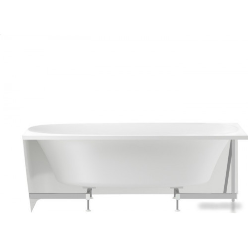 Ванна Wellsee Belle Spa 2.0 170x75 235806004 (пристенная ванна (правая) белый глянец, экран, каркас, сифон-автомат золото)