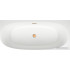 Ванна Wellsee Belle Spa 2.0 170x75 235806004 (пристенная ванна (правая) белый глянец, экран, каркас, сифон-автомат золото)