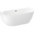 Ванна Wellsee Belle Spa 3.0 170x80 235901003 (пристенная ванна белый глянец, экран, ножки, сифон-автомат матовый черный)