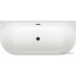 Ванна Wellsee Belle Spa 3.0 170x80 235901003 (пристенная ванна белый глянец, экран, ножки, сифон-автомат матовый черный)
