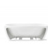 Ванна Wellsee Belle Spa 3.0 170x80 235901004 (пристенная ванна белый глянец, экран, ножки, сифон-автомат золото)