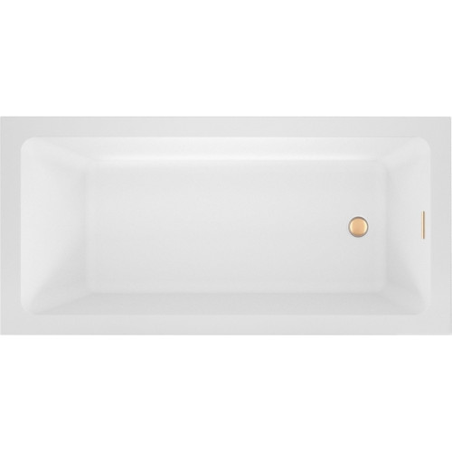 Ванна Wellsee FreeDom 2.0 150x80 23300104R (встраиваемая ванна белый глянец, сифон-автомат золото)