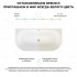 Ванна Wellsee Excellence Pro 170x75 28760302R (пристенная ванна белый глянец, экран, ножки, сифон-автомат глянцевый белый)