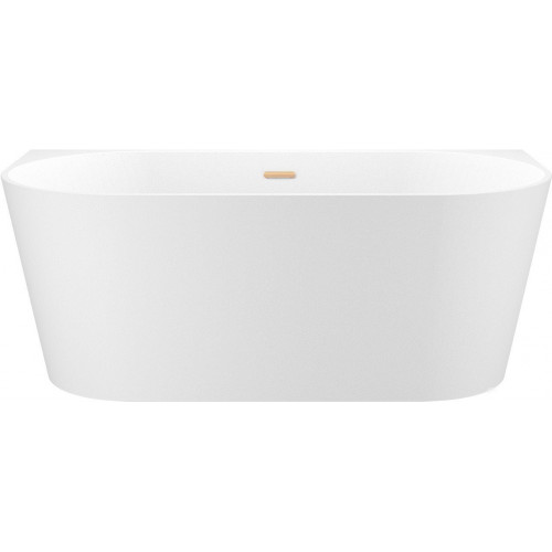 Ванна Wellsee Excellence Pro 170x75 28760304R (пристенная ванна белый глянец, экран, ножки, сифон-автомат золото)