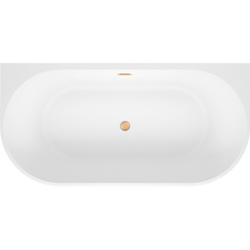 Ванна Wellsee Excellence Pro 170x75 28760304R (пристенная ванна белый глянец, экран, ножки, сифон-автомат золото)