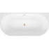 Ванна Wellsee Excellence Pro 170x75 28760304R (пристенная ванна белый глянец, экран, ножки, сифон-автомат золото)