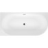 Ванна Wellsee Excellence Pro 170x75 28760703R (пристенная ванна (левая) белый глянец, экран, ножки, сифон-автомат матовый черный)
