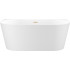 Ванна Wellsee Excellence Pro 180x80 28760404R (пристенная ванна белый глянец, экран, ножки, сифон-автомат золото)