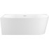Ванна Wellsee Excellence Pro 180x80 28760801R (пристенная ванна (левая) белый глянец, экран, ножки, сифон-автомат хром)