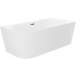 Ванна Wellsee Excellence Pro 180x80 28761203R (пристенная ванна (правая) белый глянец, экран, ножки, сифон-автомат матовый черный)