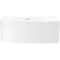 Ванна Wellsee Collaro Mini 140x70 28870501R (пристенная ванна (правая) белый глянец, экран, ножки, сифон-автомат хром)