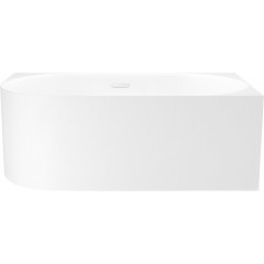 Ванна Wellsee Collaro Mini 140x70 28870502R (пристенная ванна (правая) белый глянец, экран, ножки, сифон-автомат глянцевый белый)