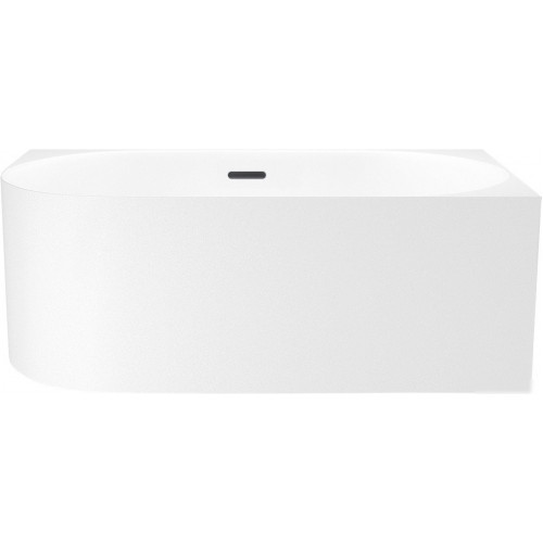 Ванна Wellsee Collaro Mini 140x70 28870503R (пристенная ванна (правая) белый глянец, экран, ножки, сифон-автомат матовый черный)