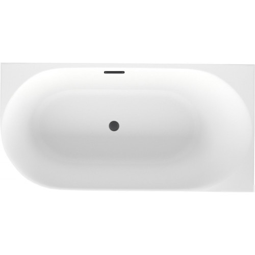 Ванна Wellsee Collaro Mini 140x70 28870503R (пристенная ванна (правая) белый глянец, экран, ножки, сифон-автомат матовый черный)