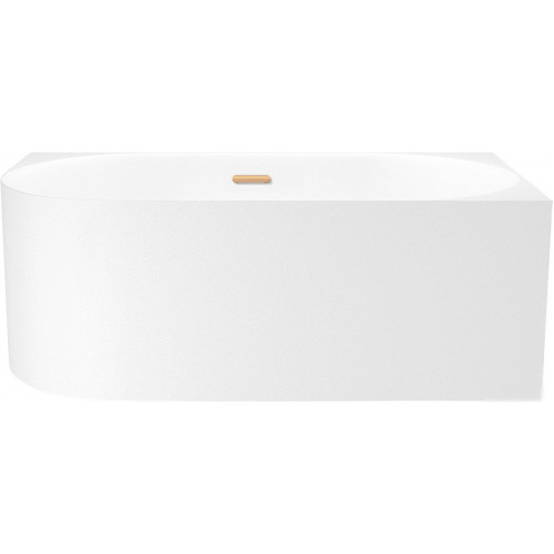 Ванна Wellsee Collaro Mini 140x70 28870504R (пристенная ванна (правая) белый глянец, экран, ножки, сифон-автомат золото)