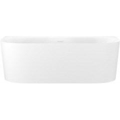 Ванна Wellsee Collaro 180x80 28910202R (пристенная ванна белый глянец, экран, ножки, сифон-автомат глянцевый белый)