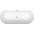 Ванна Wellsee Shell 140x70 28170101R (отдельностоящая ванна белый глянец, экран, ножки, сифон-автомат хром)