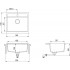Кухонная мойка Aquasanita Quadro SQQ100W (alumetallic 202)
