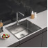 Кухонная мойка ARFEKA Eco AR 600*500 Satin Decor Volcanic Rock