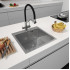 Кухонная мойка ARFEKA Eco AR 500*500 Satin Decor Millet Grains