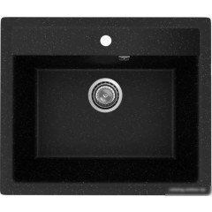 Кухонная мойка Practik PR-M 565-004 (черный оникс)