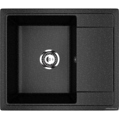 Кухонная мойка Practik PR-M 575-004 (черный оникс)