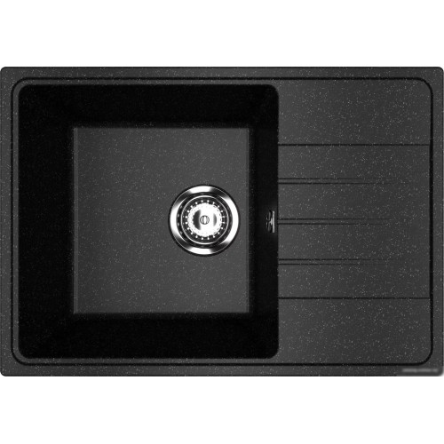 Кухонная мойка Practik PR-M 600-004 (черный оникс)