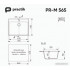 Кухонная мойка Practik PR-M 565-002 (слоновая кость)