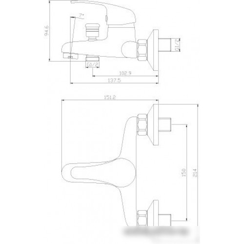 Смеситель Rossinka Silvermix Y35-31