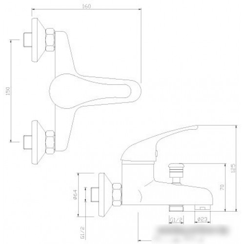 Смеситель Rossinka Silvermix Y40-31