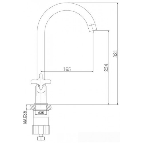 Смеситель Rossinka Silvermix RS39-72U